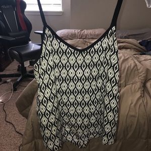 Adjustable crop tank top